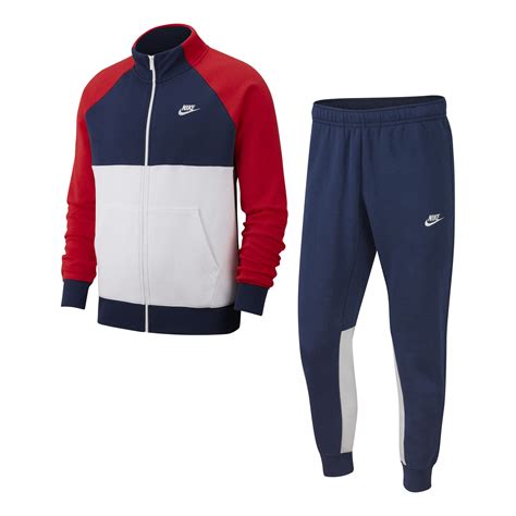 nike trainingsanzug herren blau weiß|trainingsanzüge herren.